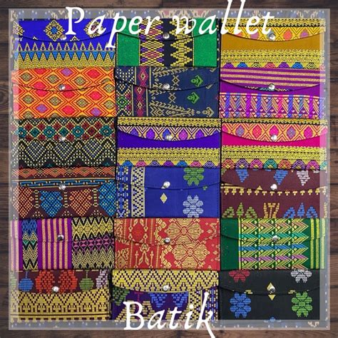 BATIK PAPER WALLET BIG | Shopee Philippines