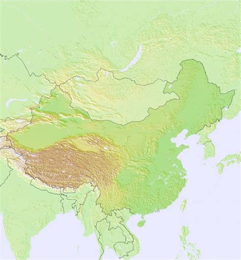 China Weather Map | World Map Gray