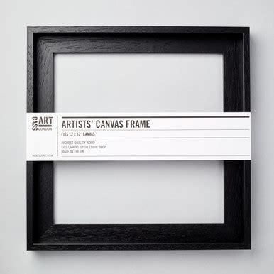 Cass Art Canvas Frame Black 12 x 12 inches | Cass Art