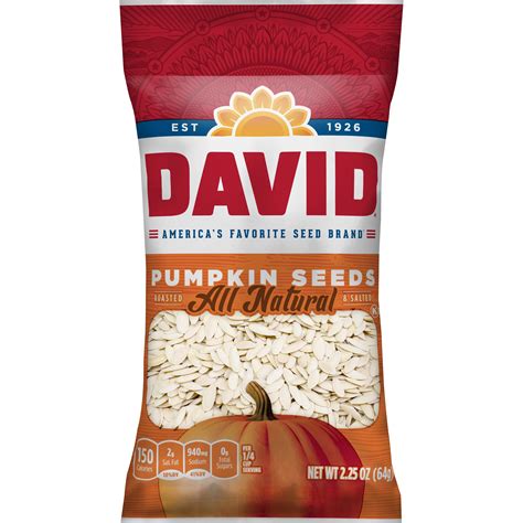 David Roasted & Salted Pumpkin Seeds - Shop Nuts & Seeds at H-E-B