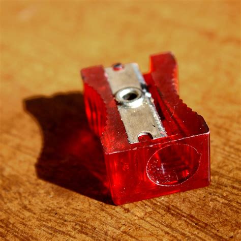 Free picture: red, plastic, pencil sharpener