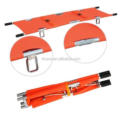 Telescopic Folding Ambulance Stretcher With 2 Or 4 Parts - Buy Folding ...