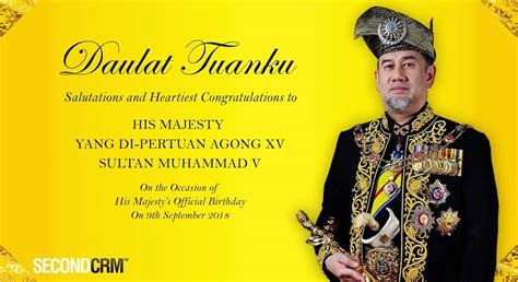 Yang Dipertuan Agong Malaysia 2018