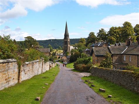 Edensor Village | Quaint village, Village, Wales england