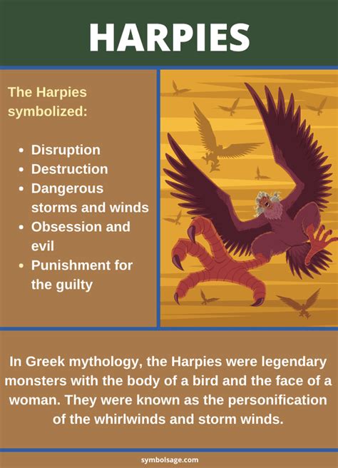 Harpies – Greek Mythology - Symbol Sage