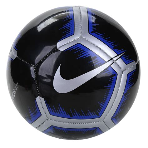 Bola de Futebol Campo Pitch Nike - Preto e Cinza em Promoção no Oferta ...