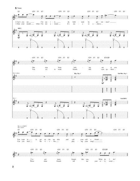 Walk By Pantera Pantera - Digital Sheet Music For Guitar TAB - Download ...