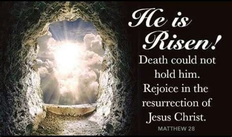 He is Risen | Jesus easter quotes, Jesus is risen, Easter quotes