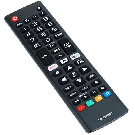 AKB75095307 New Replaced Remote Control fit for LG TV 43LJ550M 43LJ5500 ...