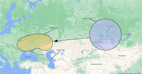 Map of Karasuk Culture Region : Scribble Maps