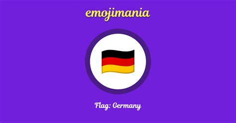 🇩🇪 Flag: Germany emoji Copy & Paste - Emojimania