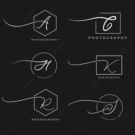 Modern Letter Photography Logo Design Template Download on Pngtree | Photography logo design ...