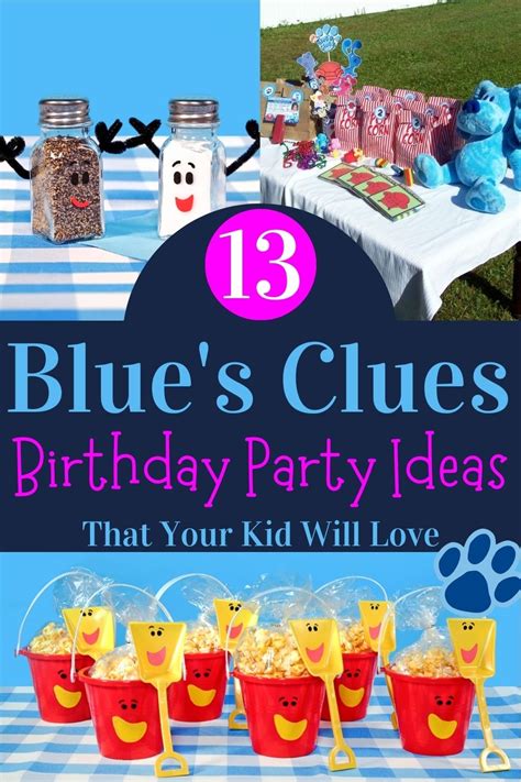 EASY Blue's Clues Birthday Party Ideas To Recreate (Or Buy!)