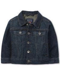 Toddler Boys Denim Jacket | The Children's Place - DK STONEDM