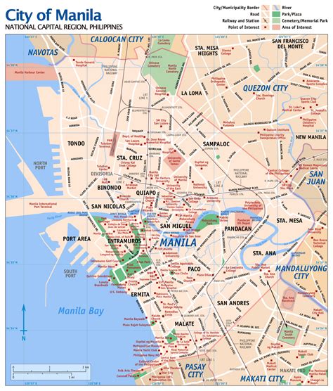 Manila On A Map