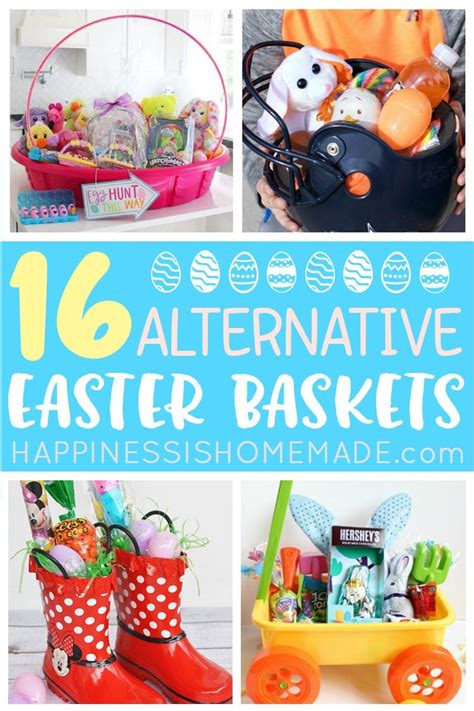 16 Creative Easter Basket Ideas - Happiness is Homemade