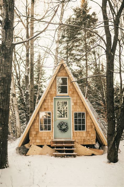 How to Build an DIY A-Frame Cabin for Under $10k | Field Mag | Building a cabin, Tiny house ...