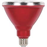 Bluex Bulbs 2 Pack BlueX LED Par38 Flood Red Light Bulb - 18W (120Watt Equivalent) - Dimmable ...