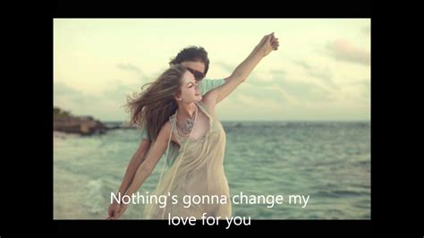 air supply - nothing's gonna change my love for you lyrics - YouTube