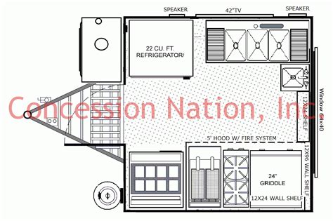 Floor Plans - Concession Trailers | concession Nation