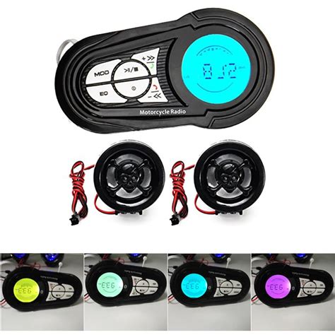 Aliexpress.com : Buy Waterproof Bluetooth Motorcycle Audio Radio Sound ...