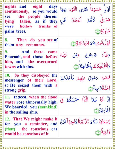 Read Surah Al-Haqqah Online with English Translation