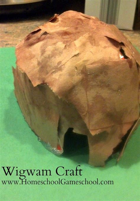 Wigwam Craft | Native american projects, Crafts, Native american crafts