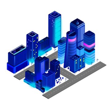 Tall Building Clipart PNG Images, Night View Neon City Tall Building Bohike Style Illustrator ...