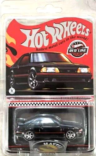 Hot Wheels Red Line Club MEMBERSHIP 2023 RLC 1993 Ford Mustang COBRA R ...