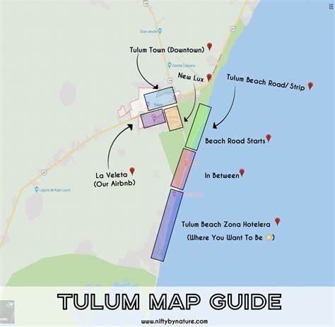 Tulum Map Guide | Nifty by Nature | A Life & Style Blog | SF Bay Area