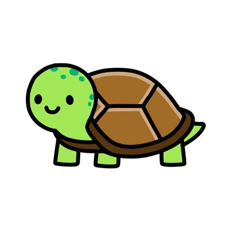 "Turtle" Sticker for Sale by littlemandyart | かわいい 動物 イラスト, イラスト 動物, かわいい