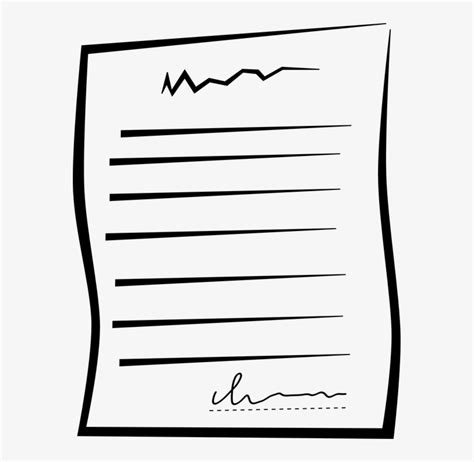 Note Clipart Piece Paper - Cartoon Document PNG Image | Transparent PNG ...