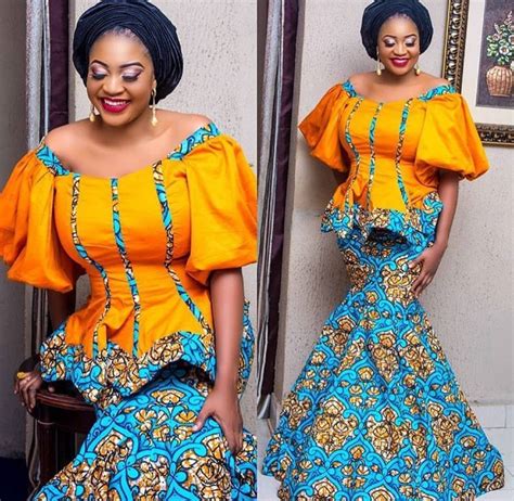 2019 Creative Leashed Designed Ankara Skirt and Blouse for Pretty Ladies/Women - DeZango