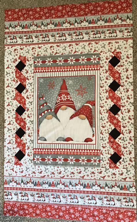 Christmas Gnomes | Scrap quilt patterns, Panel quilt patterns, Amish ...