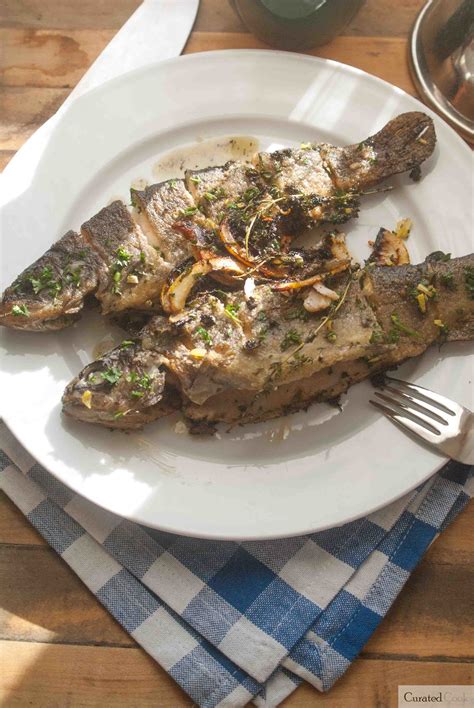 Pan Fried Rainbow Trout Recipe with Herb and Garlic Butter