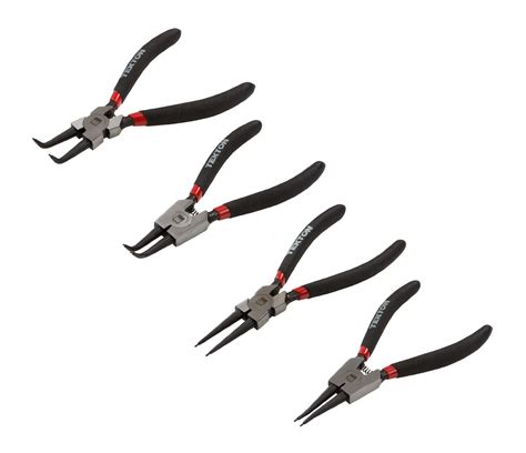 TEKTON 3576 4-Piece Heavy Duty Snap Ring Pliers Set, Multi-Colored - Walmart.com