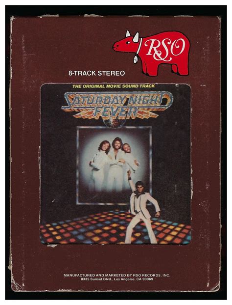 Saturday Night Fever - Original Motion Picture Soundtrack 1977 RSO A20 8-TRACK TAPE