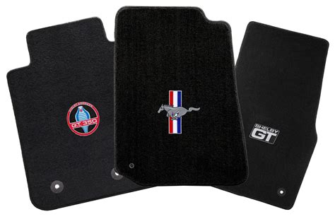 Lloyd Mats Mustang Logo Floor Mats - Custom Ford Logo Car Mats