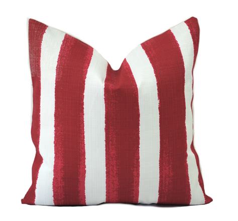 One Striped Outdoor Pillow Cover Cushion Decorative Throw - Etsy