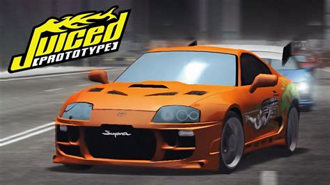 Brian's Toyota Supra - Race (Downtown) | Juiced Prototype - YouTube