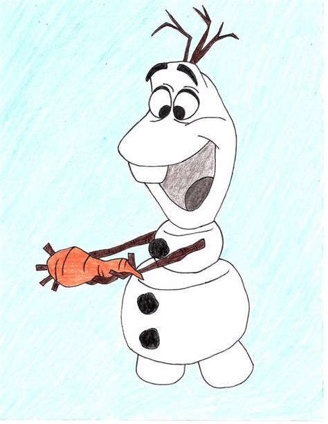 Olaf Nose Drawing by julietcapulet432 on DeviantArt