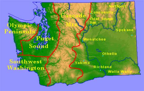 Washington State Climate Map - Draw A Topographic Map