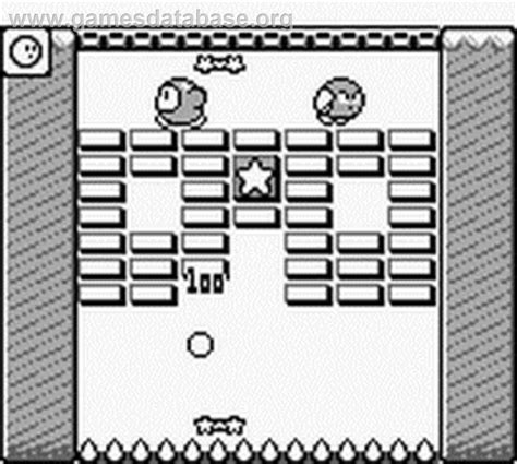 Kirby's Block Ball - Nintendo Game Boy - Artwork - In Game