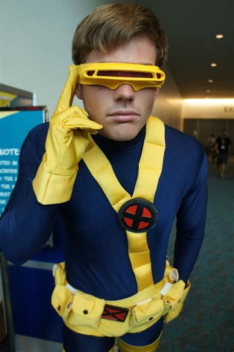 Matt as Cyclops. Costume by Castle Corsetry - http://www.facebook.com ...