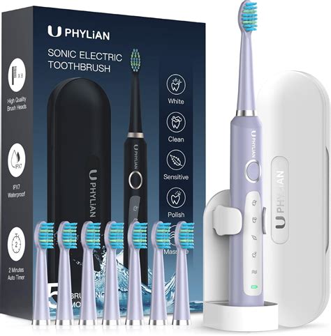 Sonic Electric Toothbrush for Adults - Rechargeable Power Toothbrushes ...