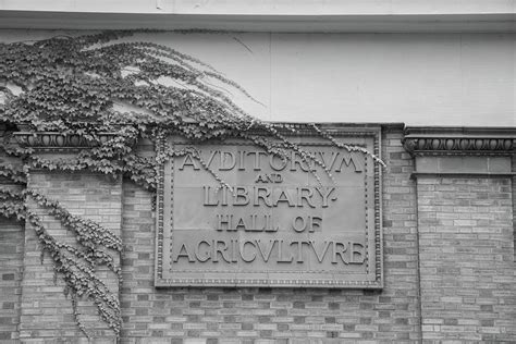 Univeristy of Wisconsin Library sign black and White Photograph by John McGraw - Fine Art America