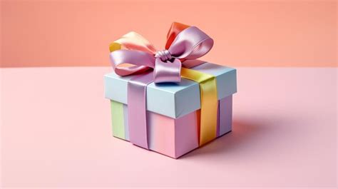 Premium AI Image | A gift box with a bow