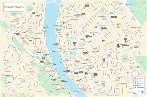 Budapest Map Monuments