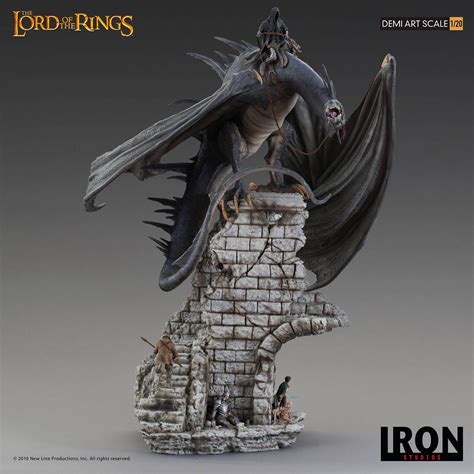 Iron Studios Lord Of The Rings Demi Art Scale Statue 1/20 Fell Beast 70cm in 2022 | Fall rings ...