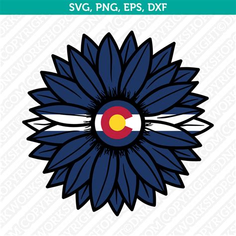 Colorado Flag SVG Cut File Cricut Silhouette Cameo Clipart Png Eps Dxf ...